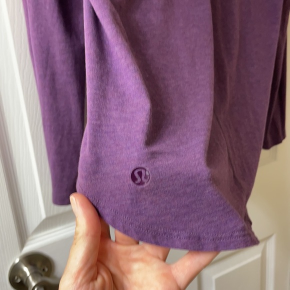 Lululemon long sleeve! Purple! Size 8 loose fit! - Picture 3 of 4